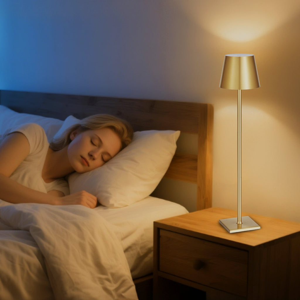Cordless Gold Lamp