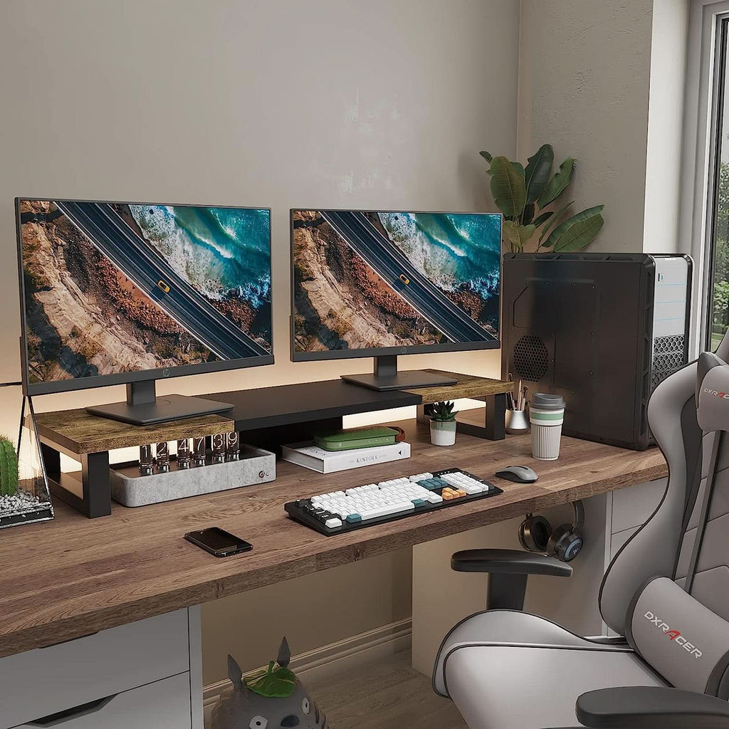 Dual Monitor Riser