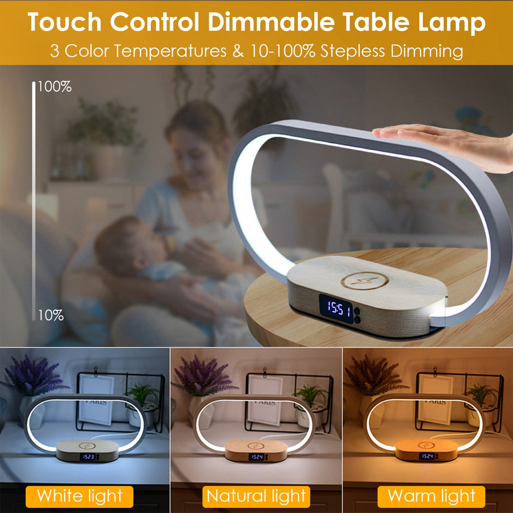 Integrated Workspace Lamp and Digital Charging Hub