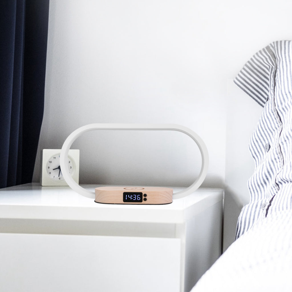 Integrated Workspace Lamp and Digital Charging Hub